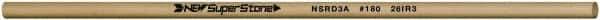 Value Collection - Round Ceramic Finishing Stick - 100mm Long x 3mm Wide x 3mm Thick, 180 Grit - Top Tool & Supply