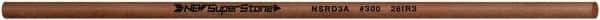 Value Collection - Round Ceramic Finishing Stick - 100mm Long x 3.175mm Wide x 3.2mm Thick, 300 Grit - Top Tool & Supply