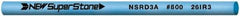 Value Collection - Round Ceramic Finishing Stick - 50mm Long x 3mm Wide, 800 Grit - Top Tool & Supply