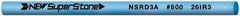 Value Collection - Round Ceramic Finishing Stick - 100mm Long x 2.35mm Wide, 800 Grit - Top Tool & Supply