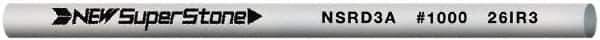 Value Collection - Round Ceramic Finishing Stick - 50mm Long x 2.35mm Wide, 1,000 Grit - Top Tool & Supply