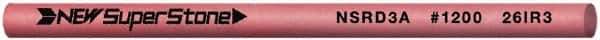 Value Collection - Round Ceramic Finishing Stick - 50mm Long x 3mm Wide, 1,200 Grit - Top Tool & Supply