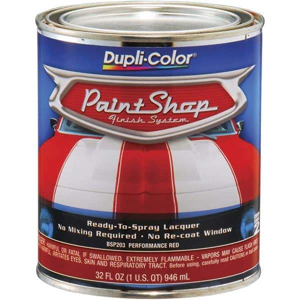 Dupli-Color - Performance Red Automotive Topcoat - 1 Qt Can - Top Tool & Supply