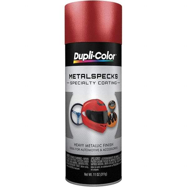 Dupli-Color - Metal Flake Retro Red Automotive Topcoat - 11 oz Aerosol Can - Top Tool & Supply