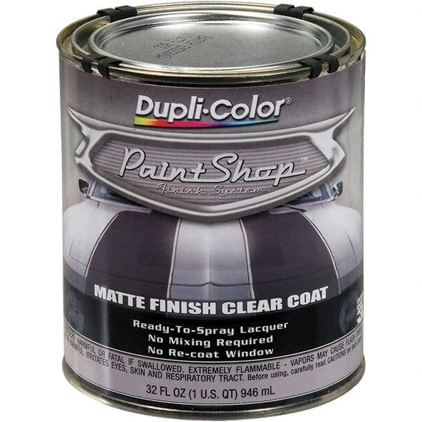 Dupli-Color - Matte Automotive Topcoat - 1 Qt Can - Top Tool & Supply