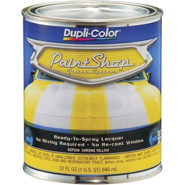 Dupli-Color - Chrome Yellow Automotive Topcoat - 1 Qt Can - Top Tool & Supply