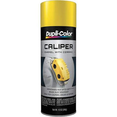 Dupli-Color - 12 oz Yellow Automotive Heat Resistant Paint - Gloss Finish, 500°F Max Temp, Comes in Aerosol Can - Top Tool & Supply