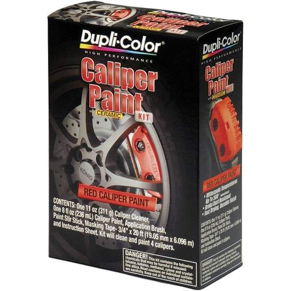 Dupli-Color - 16 oz Red Automotive Heat Resistant Paint - Gloss Finish, 500°F Max Temp, Comes in Aerosol Can - Top Tool & Supply