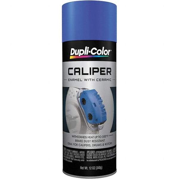 Dupli-Color - 12 oz Blue Automotive Heat Resistant Paint - Gloss Finish, 500°F Max Temp, Comes in Aerosol Can - Top Tool & Supply