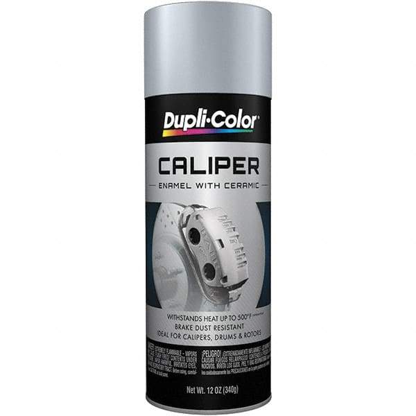 Dupli-Color - 12 oz Silver Automotive Heat Resistant Paint - Gloss Finish, 500°F Max Temp, Comes in Aerosol Can - Top Tool & Supply