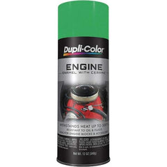 Dupli-Color - 12 oz Grabber Green Automotive Heat Resistant Paint - Gloss Finish, 500°F Max Temp, Comes in Aerosol Can - Top Tool & Supply