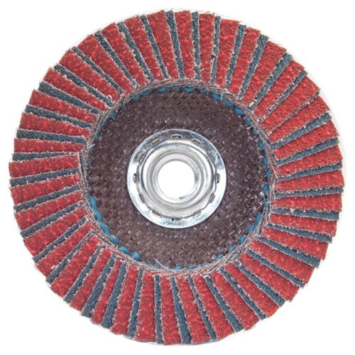 5″ × 5/8″-11″ Flap Disc RedHeat Type 29 Fiberglass 80 Grit - Top Tool & Supply