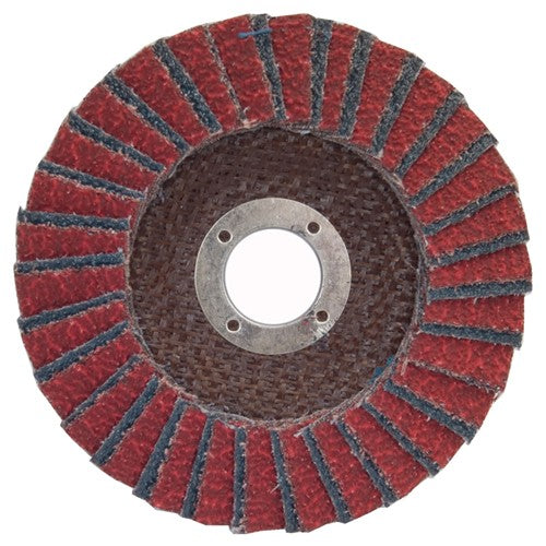 5″ × 7/8″ Flap Disc RedHeat Type 29 Fiberglass 36 Grit - Top Tool & Supply