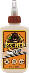 Gorilla Glue - 4 oz Bottle Natural Wood Glue - 3 to 4 hr Working Time, 24 hr Full Cure Time, Bonds to Cork Board & Wood - Top Tool & Supply