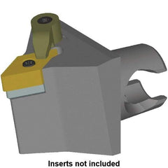 Kennametal - Neutral Cut, Size KM25, DN.. 1104.. & DN... 332 Insert Compatiblity, External Modular Turning & Profiling Cutting Unit Head - 30mm Head Length, Series Kenloc - Top Tool & Supply