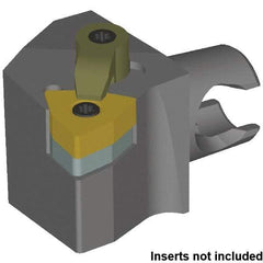 Kennametal - Left Hand Cut, Size KM20, WN.. 0804.. & WN.. 432 Insert Compatiblity, External Modular Turning & Profiling Cutting Unit Head - 12.5mm Ctr to Cutting Edge, 25mm Head Length, Series Kenloc - Top Tool & Supply