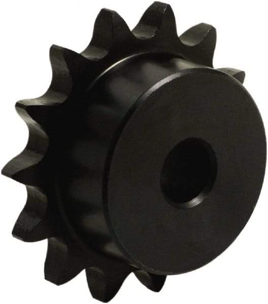 Tritan - 13 Teeth, 1/2" Chain Pitch, Chain Size 40, Plain Bore Sprocket - 1/2" Bore Diam, 2.089" Pitch Diam, 2.323" Outside Diam - Top Tool & Supply