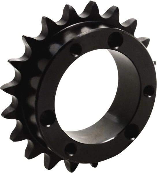 Tritan - 24 Teeth, 5/8" Chain Pitch, Chain Size 50, QD Sprocket - 4.788" Pitch Diam, 5.118" Outside Diam - Top Tool & Supply