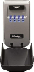 Master Lock - 2" Wide x 4-11/16" Overall Height, Set-Your-Own Combination, Wall Mount Key Safe - Dark Gray Finish - Top Tool & Supply