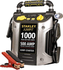 Stanley - 12 Volt Jump Starter with Inflator - 500 Amps, 1,000 Peak Amps - Top Tool & Supply