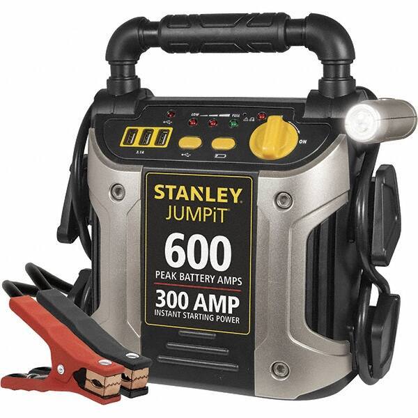 Stanley - 12 Volt Jump Starter - 300 Amps, 600 Peak Amps, 3 USB Power Ports - Top Tool & Supply