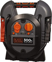 Black & Decker - 12 Volt Jump Starter - 300 Amps, 600 Peak Amps - Top Tool & Supply