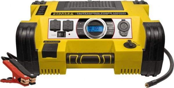 Stanley - 12 Volt Jump Starter with Inflator - 700 Amps, 1,400 Peak Amps - Top Tool & Supply