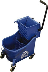 O-Cedar - 36 Qt Plastic Bucket & Wringer - 23" Long x 38" High x 14" Wide, Blue - Top Tool & Supply