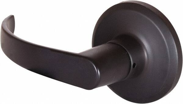 Stanley - Grade 2 Dummy Lever Lockset - 2-3/8 & 2-3/4" Back Set, Keyless Cylinder, Brass Alloy, Oil Rubbed Bronze Finish - Top Tool & Supply