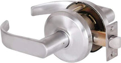 Stanley - Grade 2 Passage Lever Lockset - 2-3/4" Back Set, Keyless Cylinder, Brass Alloy, Satin Chrome Finish - Top Tool & Supply