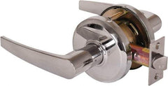 Stanley - Grade 2 Passage Lever Lockset - 2-3/4" Back Set, Keyless Cylinder, Brass Alloy, Bright Chrome Finish - Top Tool & Supply