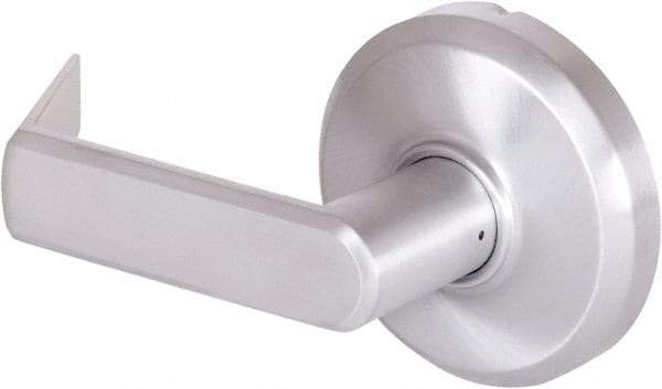 Stanley - Grade 2 Dummy Lever Lockset - 2-3/4" Back Set, Keyless Cylinder, Brass Alloy, Satin Chrome Finish - Top Tool & Supply