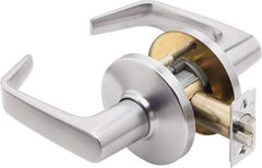 Best - Grade 1 Entrance Lever Lockset - 2-3/4" Back Set, Key In Lever Cylinder, Brass Alloy, Satin Chrome Finish - Top Tool & Supply