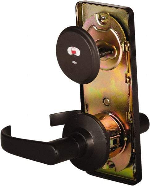 Stanley - Grade 2 Passage Lever Lockset - 2-3/4" Back Set, Keyless Cylinder, Brass Alloy, Oil Rubbed Bronze Finish - Top Tool & Supply