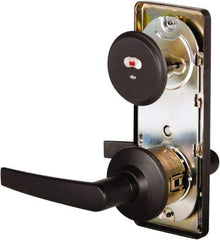 Stanley - Grade 2 Passage Lever Lockset - 2-3/4" Back Set, Keyless Cylinder, Brass Alloy, Oil Rubbed Bronze Finish - Top Tool & Supply