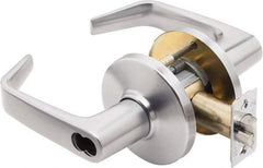 Best - Grade 1 Dormitory Lever Lockset - 2-3/4" Back Set, Keyless Cylinder, Brass Alloy, Satin Chrome Finish - Top Tool & Supply