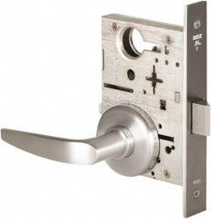 Best - Grade 1 Passage Lever Lockset - 2-3/4" Back Set, Keyless Cylinder, Brass Alloy, Satin Chrome Finish - Top Tool & Supply