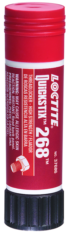 268 Red High Strength Permanent Threadlocker - 19 gm - Top Tool & Supply
