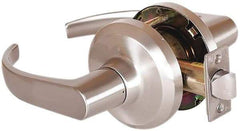 Stanley - Grade 1 Passage Lever Lockset - 2-3/4" Back Set, Keyless Cylinder, Brass Alloy, Satin Nickel Finish - Top Tool & Supply