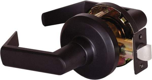 Stanley - Grade 1 Passage Lever Lockset - 2-3/4" Back Set, Keyless Cylinder, Brass Alloy, Oil Rubbed Bronze Finish - Top Tool & Supply