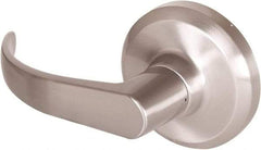 Stanley - Grade 1 Dummy Lever Lockset - 2-3/4" Back Set, Keyless Cylinder, Brass Alloy, Satin Nickel Finish - Top Tool & Supply