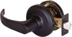 Stanley - Grade 1 Communicating Lever Lockset - 2-3/4" Back Set, Key In Lever Cylinder, Brass Alloy, Oil Rubbed Bronze Finish - Top Tool & Supply