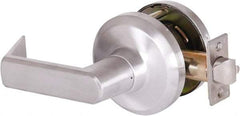 Stanley - Grade 1 Communicating Lever Lockset - 2-3/4" Back Set, Key In Lever Cylinder, Brass Alloy, Satin Chrome Finish - Top Tool & Supply