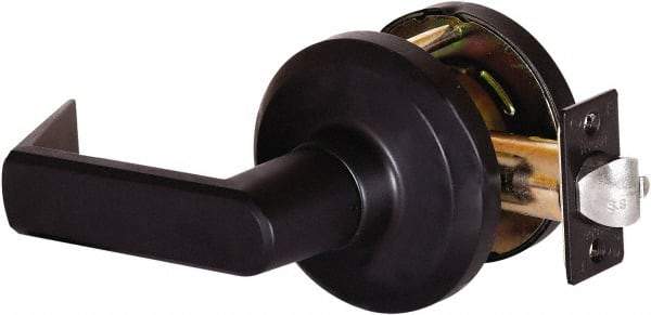 Stanley - Grade 1 Communicating Lever Lockset - 2-3/4" Back Set, Key In Lever Cylinder, Brass Alloy, Oil Rubbed Bronze Finish - Top Tool & Supply