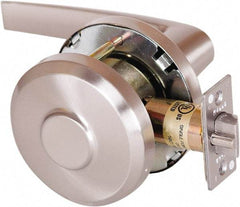 Stanley - Grade 1 Communicating Lever Lockset - 2-3/4" Back Set, Key In Lever Cylinder, Brass Alloy, Satin Nickel Finish - Top Tool & Supply