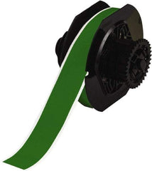 Brady - 1-1/8" Wide x 1,200" Long, Green Vinyl Tape - For BBP30 Label Printer, BBP33 Label Printer, BBP35 Multicolor Sign & Label Printer, BBP37 Color & Cut Sign & Label Printer, BradyPrinter S3100, BBP31 Sign & Label Printer - Top Tool & Supply