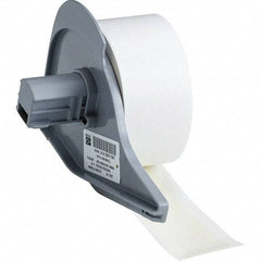 Brady - 1" Wide, Clear Vinyl Labels - For BMP71 Label Printer - Top Tool & Supply