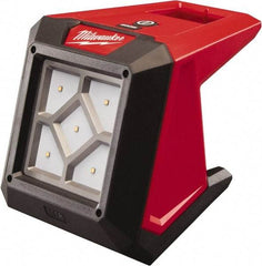 Milwaukee Tool - 12 Volts, 1000 Lumens, Cordless Work Light - Red, 15 hr Run Time - Top Tool & Supply