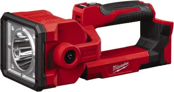 Milwaukee Tool - 18 Volts, 1250 Lumens, Cordless Work Light - Red, 7 hr Run Time - Top Tool & Supply