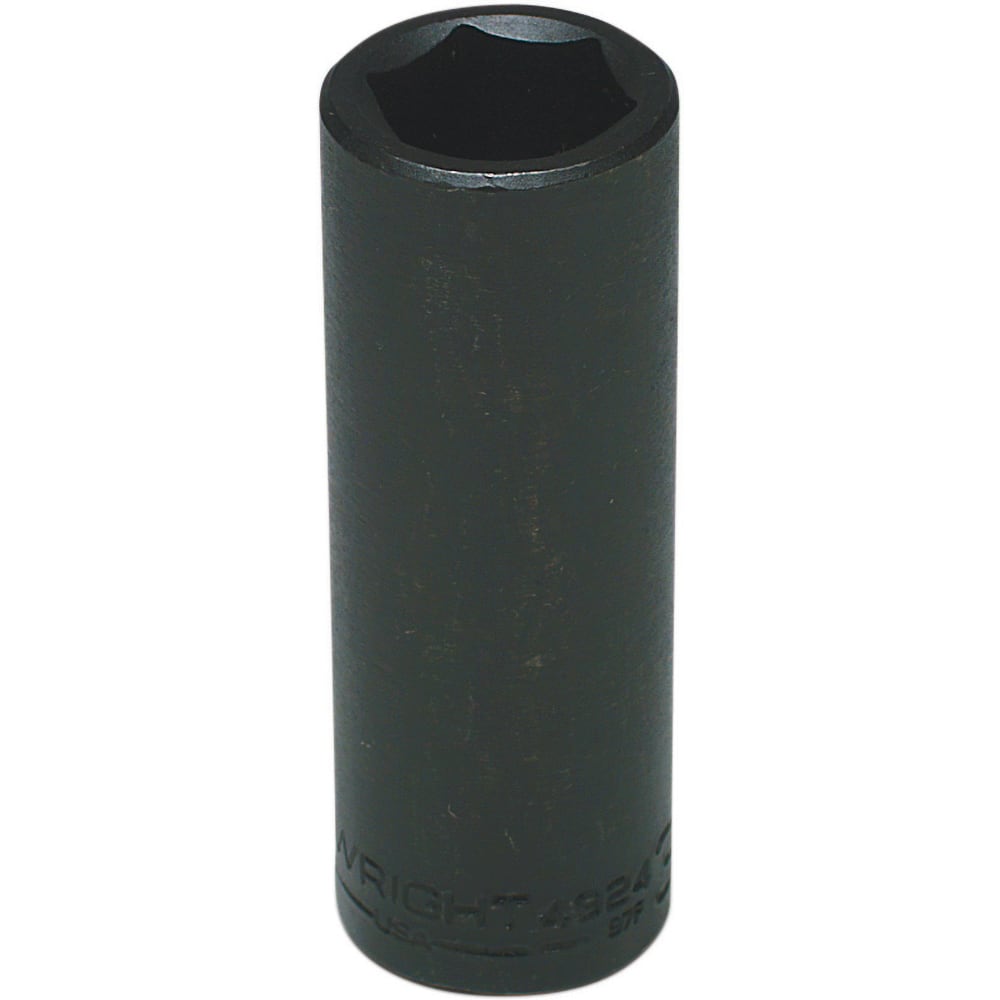 Wright Tool & Forge - Impact Sockets; Drive Size: 1/2 ; Size (Inch): 1-3/16 ; Type: Deep ; Style: Impact Socket ; Style: Impact Socket ; Style: Impact Socket - Exact Industrial Supply